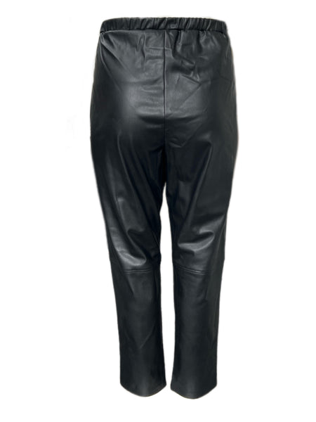 Marina Rinaldi Women's Black Romeo Straight Leg Pants Size 22W/31 NWT