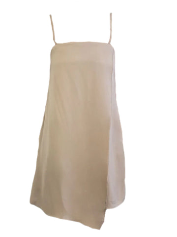 MADISON THE LABEL Women's Beige Layered Shift Dress #MS0098 X-Small NWT