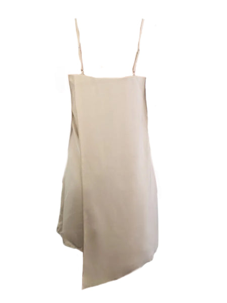 MADISON THE LABEL Women's Beige Layered Shift Dress #MS0098 X-Small NWT