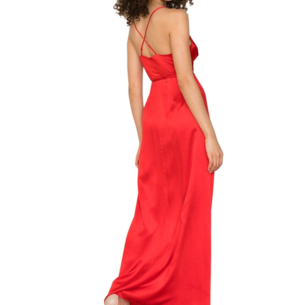 YUMI KIM Women's Red Rush Hour Maxi Dress #DR1478 NWT