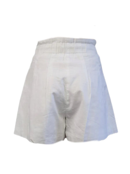 MADISON THE LABEL Women's White High Rise Linen Shorts #MS0221 X-Small NWT