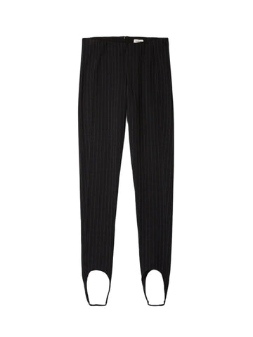 TOTEME Women's Black Stripe Jersey Skipants #1436 S NWT