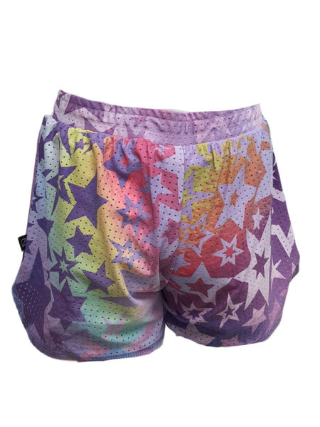 TEREZ Girl's Pink Star All Over Shorts #14198709 14 Years NWT