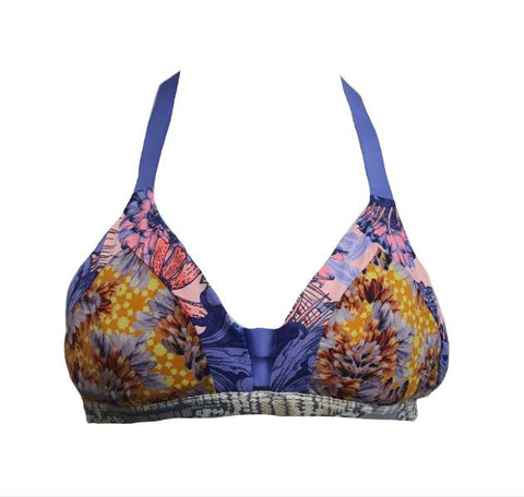 MAAJI Women's Multicoloured Swim Bikini Top #1643MTSLG Large NWT