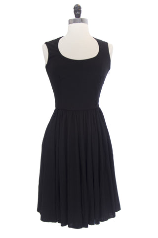 VON VONNI Women's Tabitha Black Sleevless A-Line Dress Sz XS $180 NEW