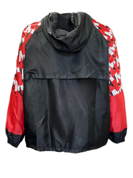 Marina Rinaldi Women's Red Termale Hooded Rain Jacket Size 20W/29 NWT