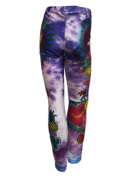 TEREZ Girl's Pink Tie Diy Leggings #4011064 14 Years NWT
