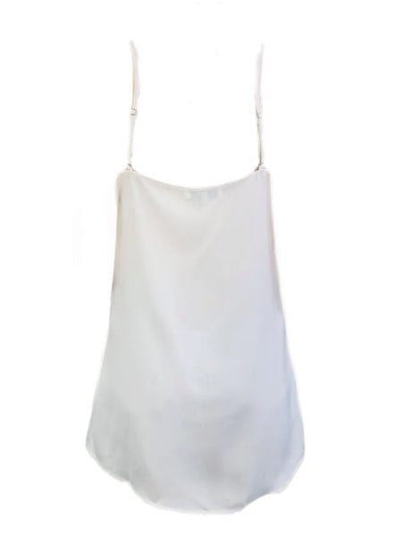 MADISON THE LABEL Women's White Square Neck Tank Top #MS0067 X-Small NWT