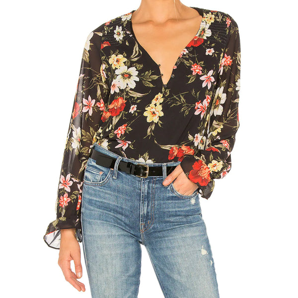 YUMI KIM Women's Brookhaven Black Grand Central Top #TP18441 XS NWT