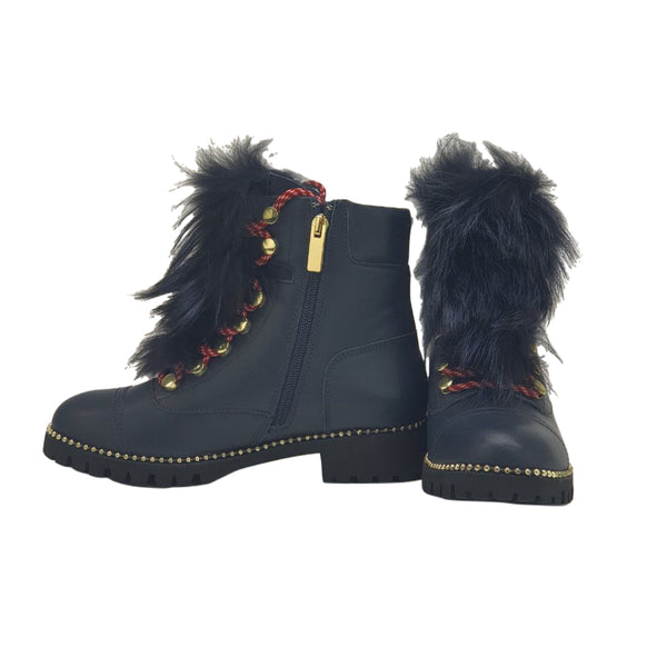 CECELIA New York Women's Midnight Trekker Boots #QTM4319 NWT