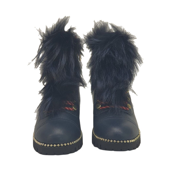 CECELIA New York Women's Midnight Trekker Boots #QTM4319 NWT