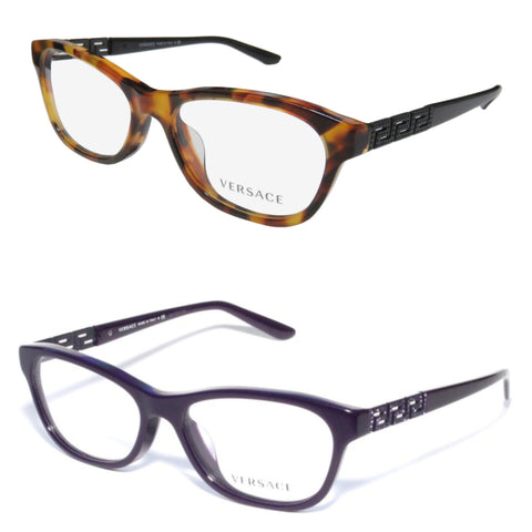 Versace Rectangular Eyeglass Frames 3212BA 54mm $240 NEW
