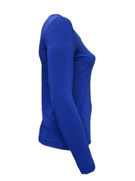 Marina Rinaldi Women's Blue Vento Pullover Shirt NWT