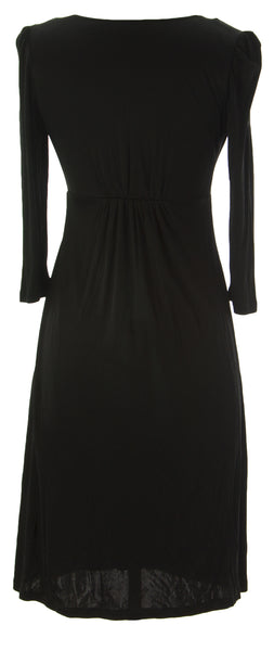 BODEN Women's Black Empire Waist Grace Dress WH418 US Sz 2R $148 NWOT