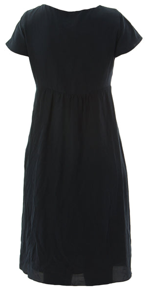 BODEN Women's Oxford Blue Silk Bella Dress WH421 US Sz 2R $185 NWOT