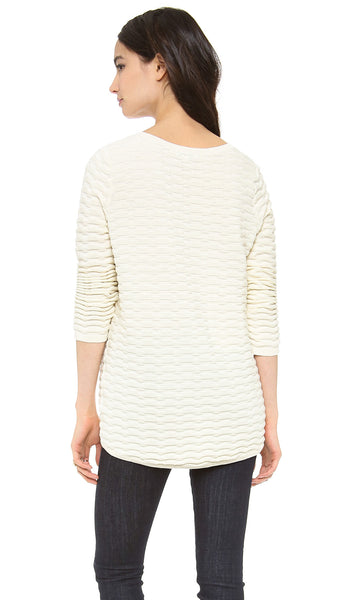 SURFACE TO AIR Women's Ecru Yana Sweater $205 NEW