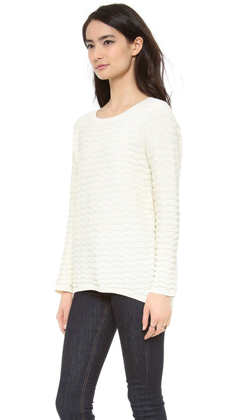 SURFACE TO AIR Women's Ecru Yana Sweater $205 NEW
