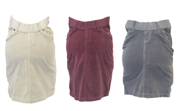 Elly B by OLIAN Maternity Women's Velvet Pencil Skirt 025648E $72 NWT