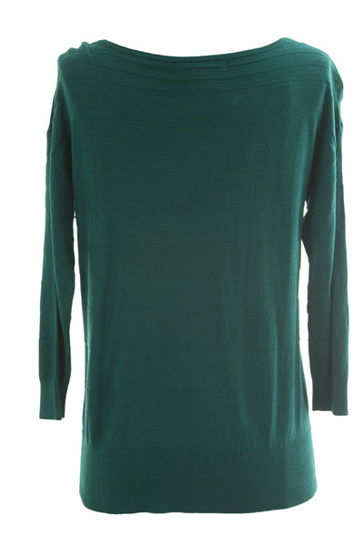 August Silk Women's Petite Knit 3/4 Sleeve Sweater NWT $58