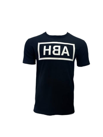 HBA Men's Black Dyslexic T-Shirt #1001 S NWT