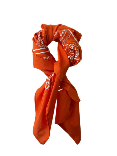 SCOTCH & SODA Women's Orange Bandana Scarf #100 One Size NWT
