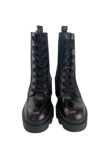 SCOTCH & SODA Women's Bordo Lace Up Calista Boots #1018 5.5 NWOTB
