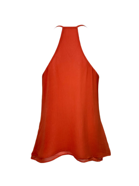 ECRU Women's Coral Capri Racer Back Beaded Casual Top #105 S NWOT