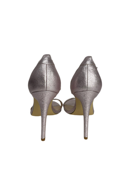 RACHEL ZOE Pink Glitter Emma Formal Heels #107 9.5 NWOTB