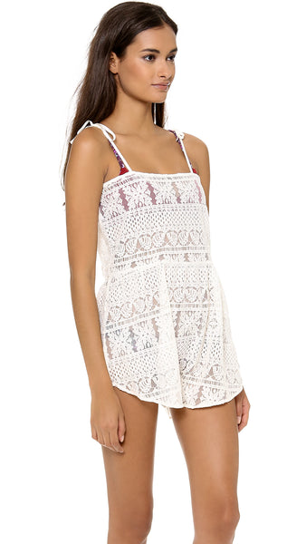 ZINKE Women's Ivory Sienna Convertible Romper/Dress $140 NEW
