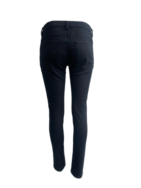 SCOTCH & SODA Women's Black Embroidered Jeans #111 25/32 NWOT