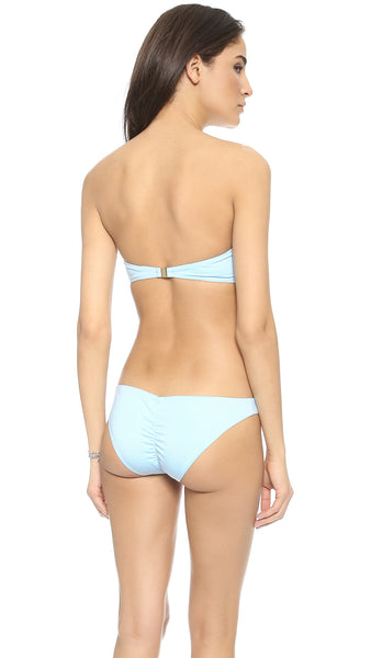 ZINKE Women's Crystal Blue Taylor Underwire Bikini Top $96 NEW