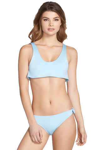 ZINKE Women's Crystal Blue Ryder Bikini Top $94 NEW