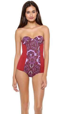 ZINKE Women's Rio Print Starboard One-Piece Bathing Suit $132 NEW