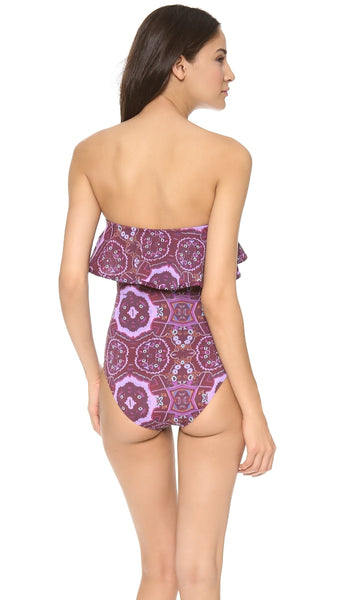 ZINKE Women's Rio Print Kristen One-Piece Bathing Suit $132 NEW