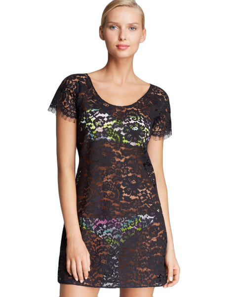 ZINKE Women's Black Endless Summer Cover-up Dress $130 NEW