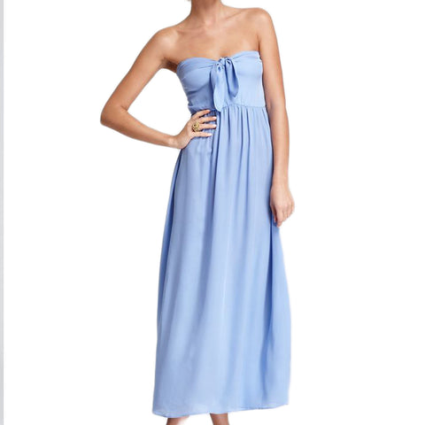 ZINKE Women's Summer Blue Zoe Convertible Cover up Dress $215 NEW