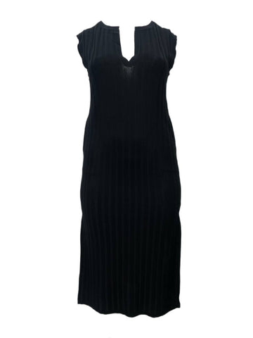 TOTEME Women's Black Rib Knit Dress #1153 XS NWT