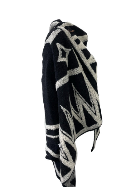 SCOTCH & SODA Women's Black Nomadic Dreamers Cardigan #1166 1/2 NWOT