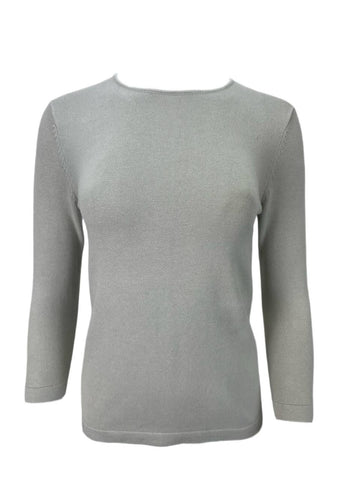 9/15 Women's Beige Zip Back Soft Sweater #119K M NWT