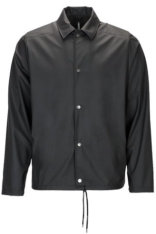 RAINS Unisex Black Coach Rain Jacket #1245 $110 NWT