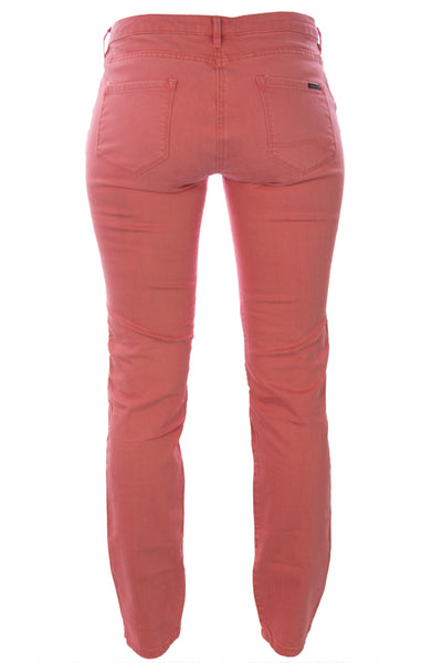 Scotch & Soda Maison Scotch Women's Suede Knee Patch Straight Leg Jeans