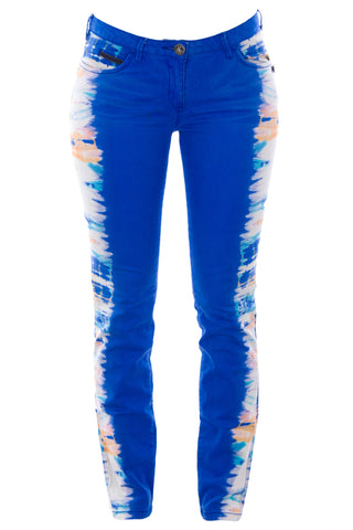 Scotch & Soda Maison Scotch Women's Side Tie Dye Skinny Jeans