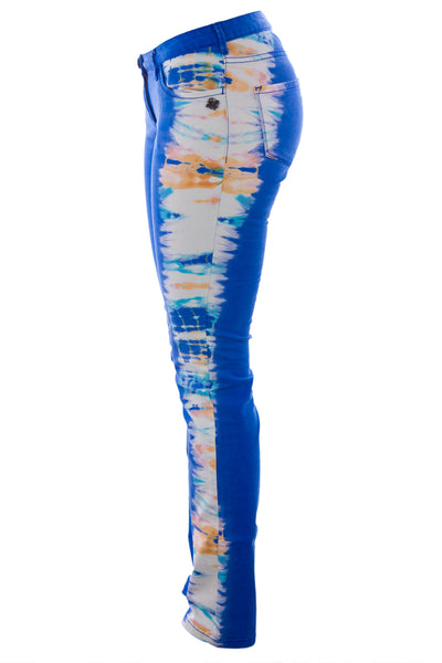 Scotch & Soda Maison Scotch Women's Side Tie Dye Skinny Jeans