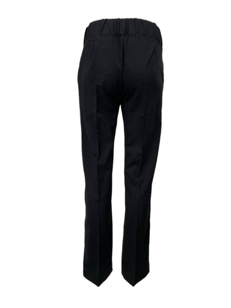 TOTEME Women's Black Wool Straight Trousers #1414 XS NWT