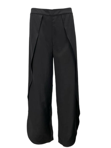 TOTEME Women's Black Toulon Wide Leg Trousers #1415 S NWT