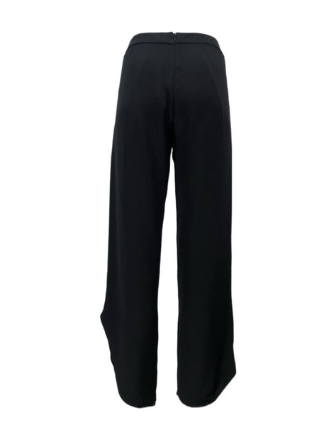 TOTEME Women's Black Stitched Creases Trousers #1415 XS NWT