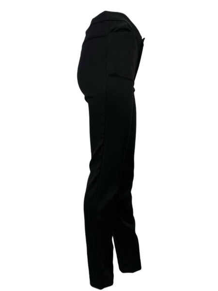 TOTEME Women's Black Slim Acetate Blend Trousers #1424 M NWT