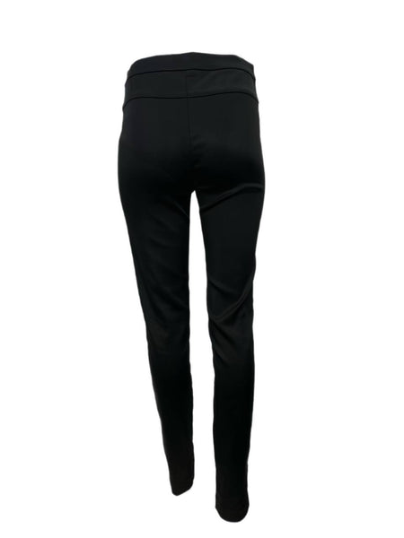 TOTEME Women's Black Slim Acetate Blend Trousers #1424 M NWT