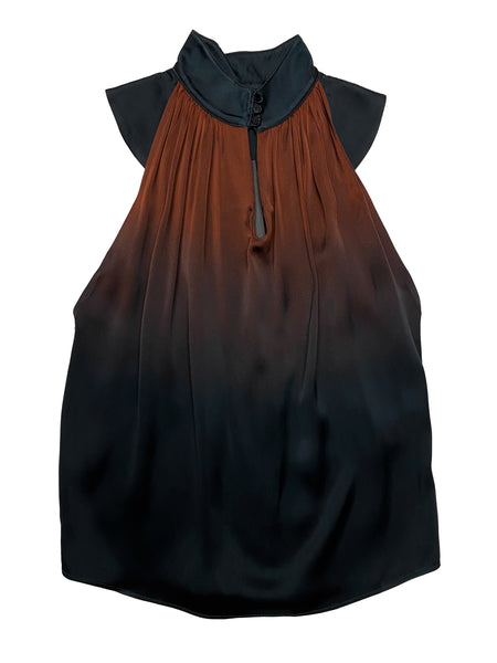 Hanley Mellon Women's Collar Shoulder Top