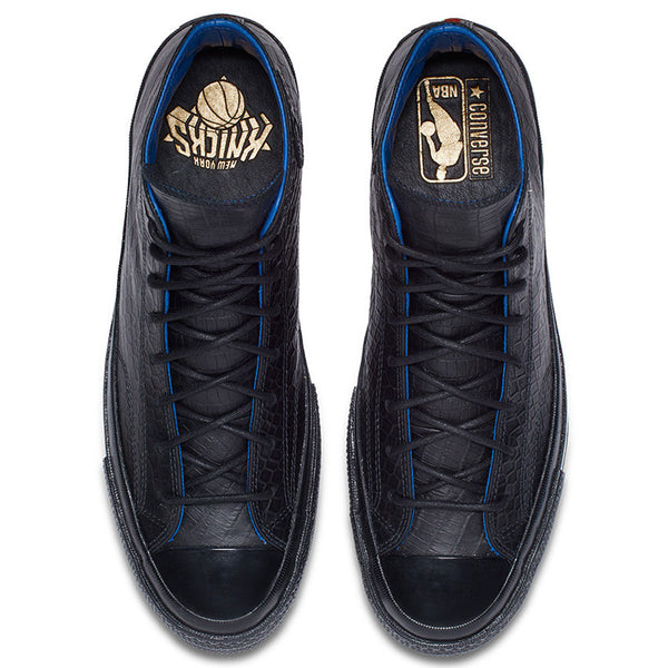 CONVERSE Unisex NBA Legend Knicks CTAS 70 Hi Sneakers, Black, M 8.5 / W 10.5